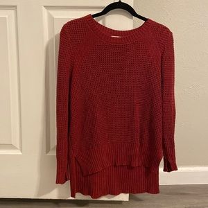 Organic Cotton Waffle Knit Sweater